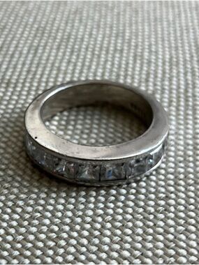 Sterling Silver Band Ring - Classic Channel-Set Design